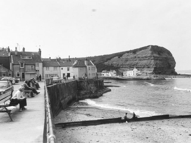 Staithes on Yorkshire's east coast in March 1982.