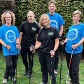 Natasha Loveridge, centre, is taking on Scafell Pike with 50 friends, family and cancer patients to raise money for charity and raise awareness of non-smoking lung cancer.