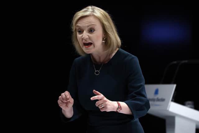 Ms Truss, who is widely tipped to become the next Conservative Party leader on Monday, attended Roundhay High School in the late 1980s and early 90s. Picture: Jeff J Mitchell/Getty Images.