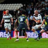 Liam Watts made his final appearance for Hull FC against Catalans Dragons last September. Picture by Olly Hassell/SWpix.com.
