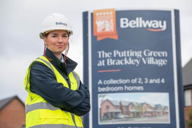 Ellie Spruce started her career in the construction industry after taking part in a placement with Bellway