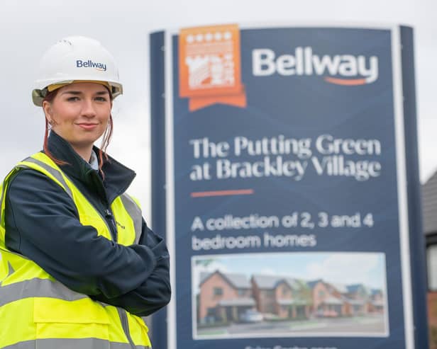Ellie Spruce started her career in the construction industry after taking part in a placement with Bellway
