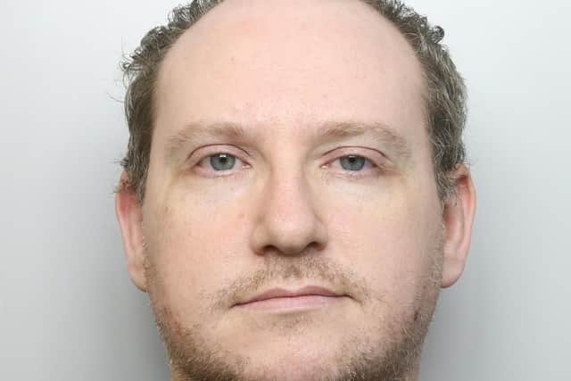 Custody image of Jason Forrest, 39, of Farnley Lane in Otley