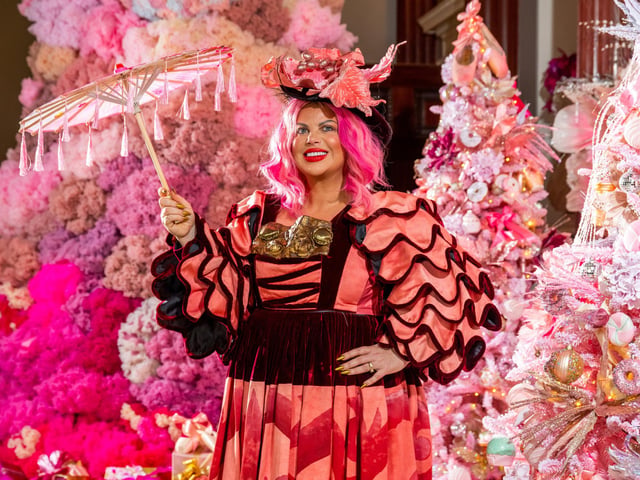 Pictured Interior designer, Siobhan Murphy, from Castleford, who has planned and staged this years event at Harewood House.