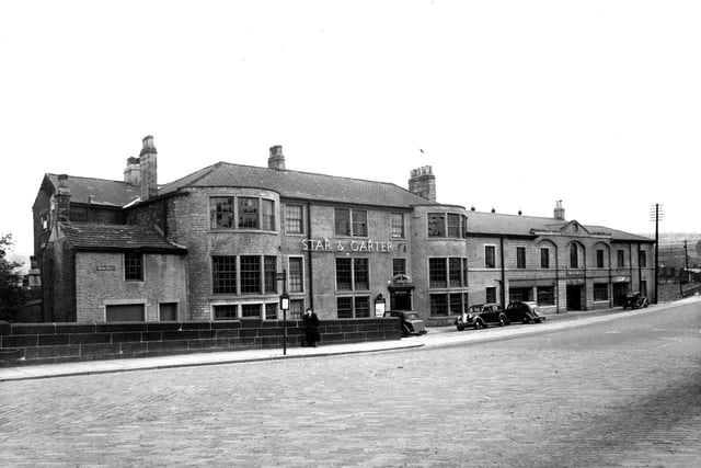 The Star and Garter Hotel on Bridge Road pictured in July 1938. The name comes from the Order of the Garter of which the star is part of the insignia.