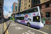 Leeds ranks 10th out of UK cities for the most money from bus lane fines. Picture: Bruce Rollinson