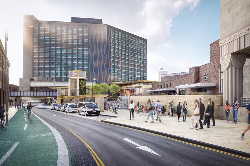 While not due to fully complete till 2025,  the £46.1 million Leeds station redesign work is well underway. This has seen the station's taxi rank moved to Princes Square with New Station Street now closed to all traffic.