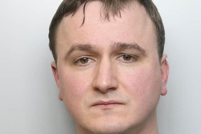 Oliver Hough, 30, from Leeds, was jailed for 43 months after sexually assaulting two men while they slept.
Hough groped a man who he was sleeping next to following a party in Hertfordshire in 2020 and then sexually assaulted a man who was asleep at his home after a night out in Leeds in January this year.
Hough lost his job as a radiographer after he was charged and suffered with serious depression after his arrest.