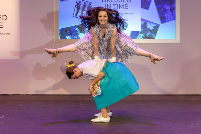 Talented dancers from Dance Studio Leeds told the story of M&S fashion, from its earliest clothing ranges to high street trends of recent decades.
