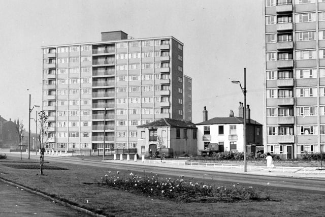 Holbeck Towers pictured in November 1961.