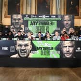 Misfits Boxing press conference kicks off at Cutlers' Hall in Sheffield. Photo by Misfits Boxing