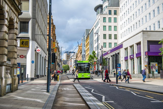 From June, a number of new bus gates were introduced on streets in Leeds city centre. These include Park Row and East Parade (where its junction meets South Parade).