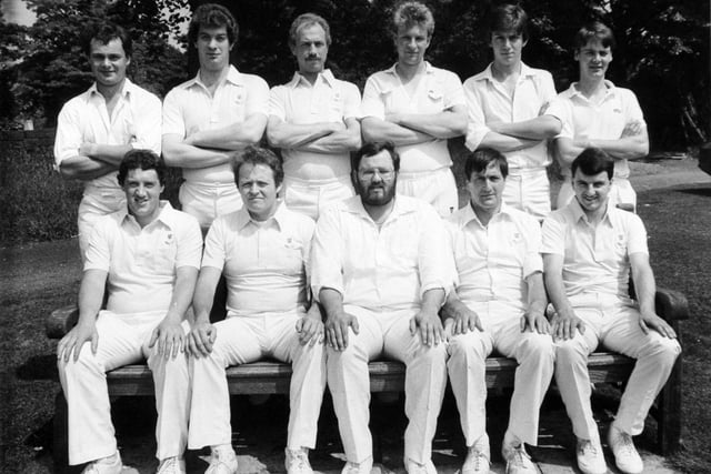 Adel CC pictured in June 1984. The team played in the Airedale and Wharfedale League Club. Back row, from left, are Ian Jones, Neil Crawford, Phil Janke, Andrew Walker, David Weston and David Woodhead. Front row, from left, are Mick Thorpe, Stephen Trueman, Simon Lax (captain), Charles Hartley and Tony March.