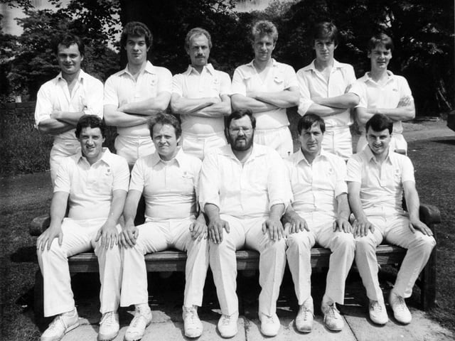 Adel CC pictured in June 1984. The team played in the Airedale and Wharfedale League Club. Back row, from left, are Ian Jones, Neil Crawford, Phil Janke, Andrew Walker, David Weston and David Woodhead. Front row, from left, are Mick Thorpe, Stephen Trueman, Simon Lax (captain), Charles Hartley and Tony March.