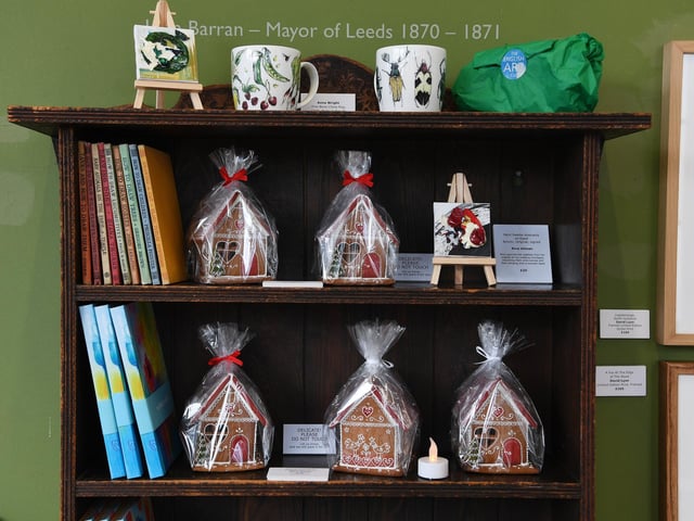 Festive gifts on offer include home fragrance, jewellery, candles, ceramics, gingerbread gifts and handmade Christmas decorations.