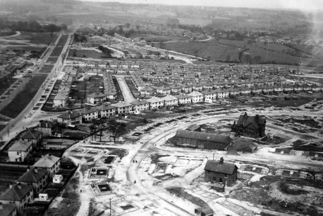 Part of Gipton estate pictured in May 1936.