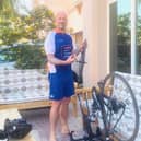Bob Wallace, who is taking part in a 900-mile cycle ride to support people living with MND