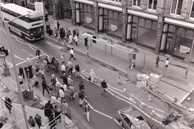 The end was in sight for disruption caused by roadworks in August 1993.