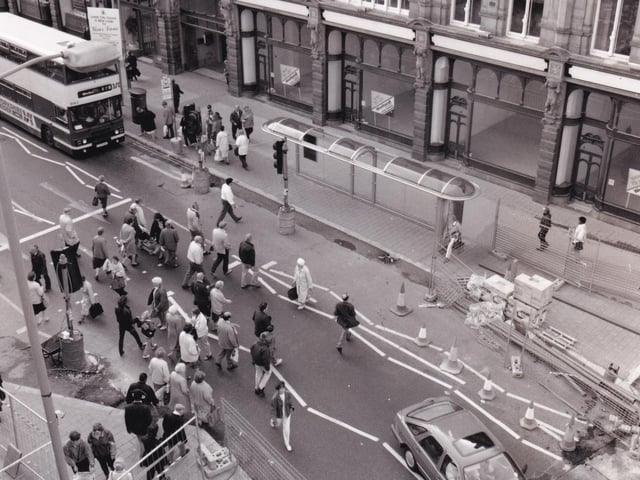 The end was in sight for disruption caused by roadworks in August 1993.