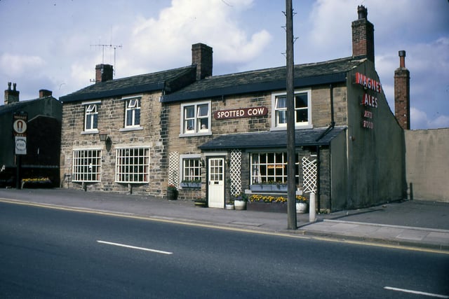 Spotted Cow pub, serving Magnet Ales, on Whitehall Road. Pictured in August 1969.