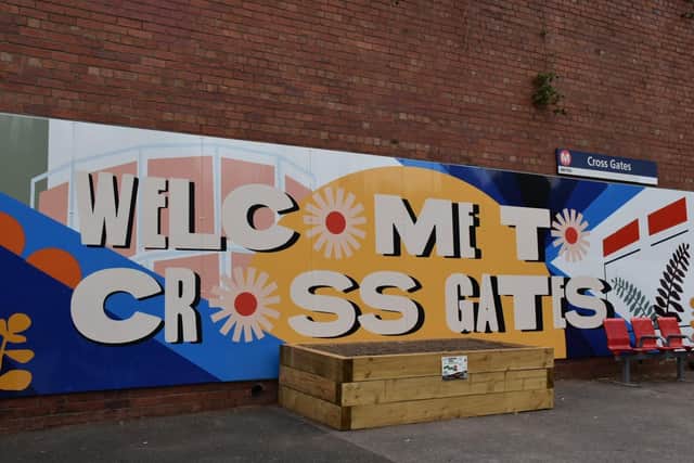 The new mural has been created by artist Emmeline North, who hails from Crossgates.