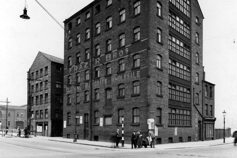 Factory building, premises of Frazer Brothers, wholesale clothiers, pictured in June 1936.