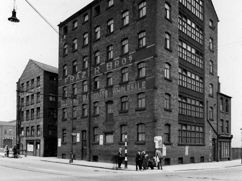Factory building, premises of Frazer Brothers, wholesale clothiers, pictured in June 1936.