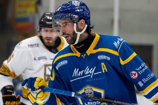 DECISIVE: Matt Bissonnette scored an overtime winner at Telford. Picture: Charlotte Clark/Knights Media.