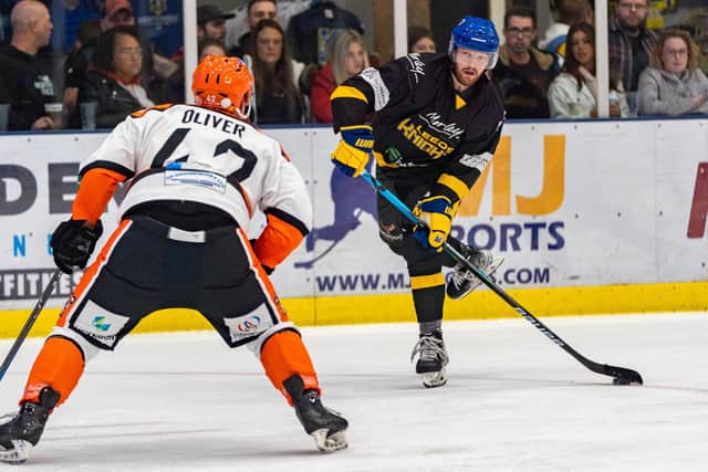 GONE: Adam Barnes's time at Leeds Knights is over after his decision to return to Blackburn Hawks. Picture courtesy of Oliver Portamento