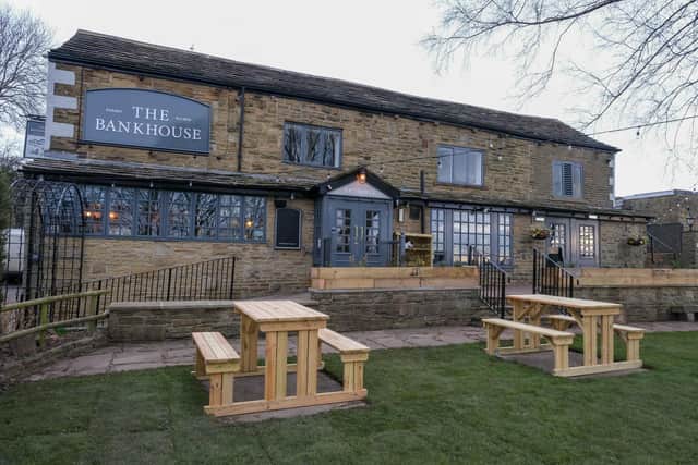 The Bankhouse at Pudsey, Leeds re-opens after a major investment and refurbishment by Star Pubs.
Licensee Richard Thewlis and Manager Luke Morton are pictured at the refurbished pub ahead of the grand opening on 13th February.