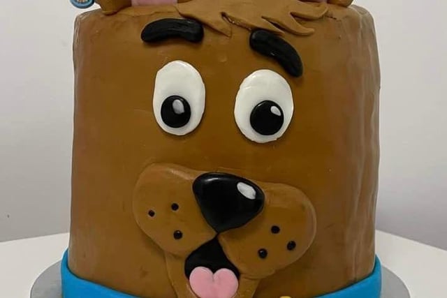 A Scooby Do inspired cake from Gaile Clark.