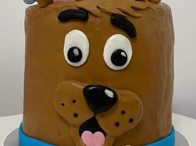 A Scooby Do inspired cake from Gaile Clark.