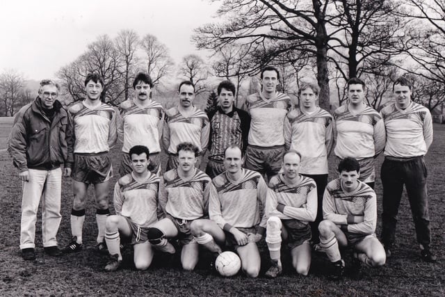 Shepherds Arms AFC who played in Division 1 of the Wakefield Promar League pictured in February 1993. Back row, from left, are Ken Sugden (manager), Aiden Bramald, Steve Barlow, Mick Stephens, Barry Wayne, Richard Moss, Mick Scott, Frank Speight, Andy Lockett. Front row, from left, are Andy Bland, Ian Ashness, Brendon Wood (captain), Hayden Newby and Ian Armitage.
