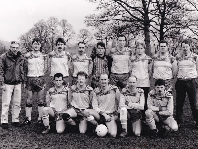 Shepherds Arms AFC who played in Division 1 of the Wakefield Promar League pictured in February 1993. Back row, from left, are Ken Sugden (manager), Aiden Bramald, Steve Barlow, Mick Stephens, Barry Wayne, Richard Moss, Mick Scott, Frank Speight, Andy Lockett. Front row, from left, are Andy Bland, Ian Ashness, Brendon Wood (captain), Hayden Newby and Ian Armitage.