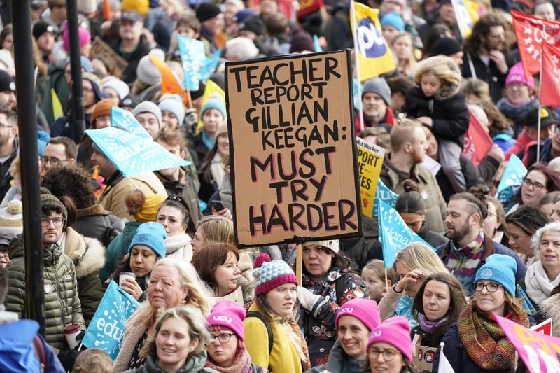 Talks between teachers unions and Education Secretary Gillian Keegan failed to find a resolution.