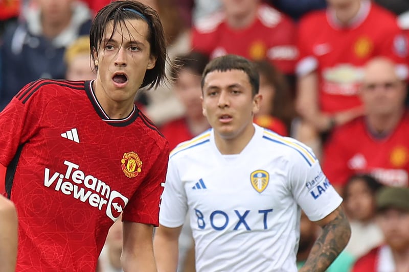 Perhaps unexpectedly, Poveda has played a bigger role than many would have anticipated in pre-season, possibly even resurrecting his Elland Road career. Time will tell. (Photo by Matthew Peters/Manchester United via Getty Images)