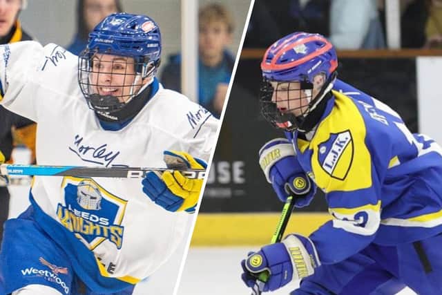 RISING STARS: Edgars Vengis (left) and Jonas Bennett.
