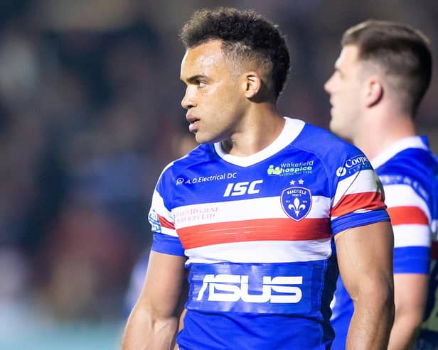 Mason Caton-Brown seen in Wakefield Trinity colours during the 2019 season. Picture by Allan McKenzie/SWpix.com.