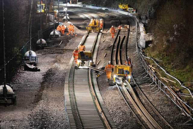 Morley station is being redeveloped as part of the multi-million-pound TransPennine Route Upgrade.