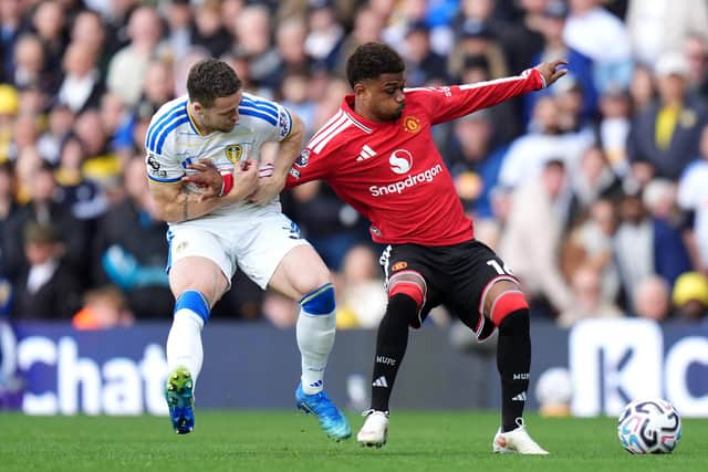 Gabriel Gudmundsson was at the heart of calls for a red card on Sunday.