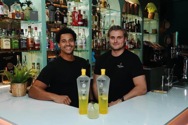 Seb Francis, left, and Jordan Myers, right, are the founders of Leeds tequila brand Hacien (Photo: Jonathan Gawthorpe)