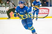 STICKING AROUND: Captain Kieran Brown is looking forward to a fifth season with three-time NIHL National champions Leeds Knights. Picture: Ben Gordon/Knights Media.
