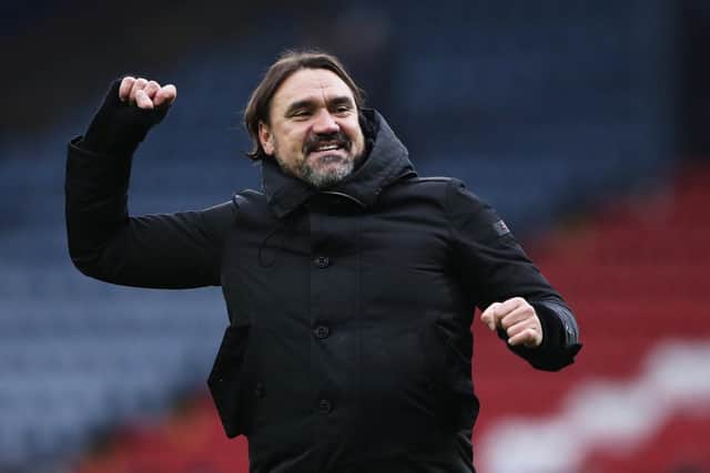 MASSIVE WIN - Daniel Farke celebrated a victory of serious significance as Leeds United made it seven unbeaten with their 2-0 win at Blackburn Rovers. Pic: PA