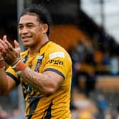 A foot injury will keep prop Tom Amone out of Castleford Tigers' home derby against Wakefield Trinity on Friday. Picture by Allan McKenzie/SWpix.com.