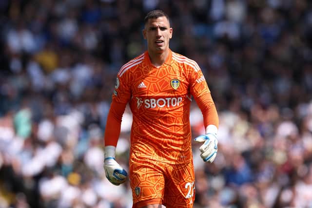 CALMING INFLUENCE: Leeds United keeper Joel Robles. Photo by Alex Livesey/Getty Images.