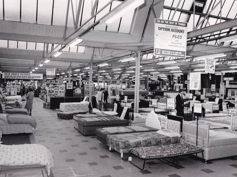 It's the Leeds furnishings store which will be remembered with fondness by a generation of shoppers. Clover on Bridge Road in Kirkstall opened in September 1972 and by 1983 had grown to four times its original size. It's original range was cheap and cheerful - furniture, beds, carpets and electrical goods. But by the mid-1980s it was offering customers branded goods at low prices, offering a huge range of merchandise to cover every room in the house.