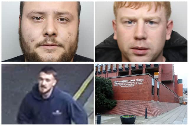 Those convicted this week include Jordan Hepton (top left), Connor Horabin (top right) and Toran Grant (bottom left).