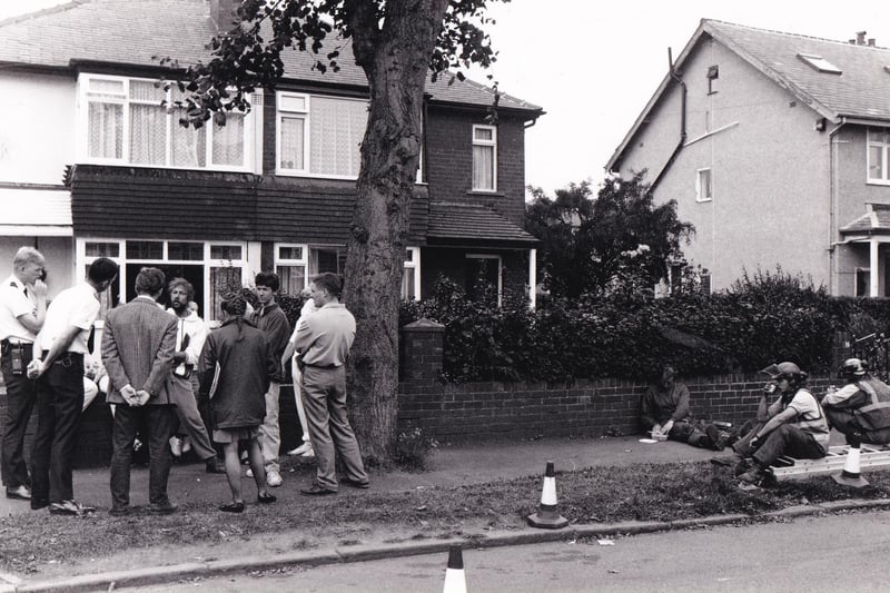 Tearful protestors failed in an 11th hour bid to save council workmen from axing an 80ft lime tree in their street in September 1993. Objectors on Fearnville Terrace were forced to back off when they were threatened with arrest by two police officers.