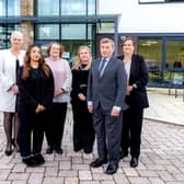 Yeadon-based Eatons residential property team outside the Airport West Offices