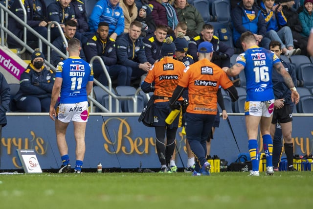 Sent off on his debut, against Warrington, Bentley received a three-match ban, plus another for a 'frivolous' appeal .